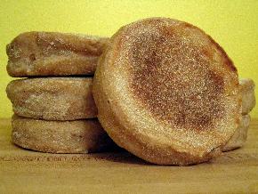 Whole Wheat Sourdough English Muffins